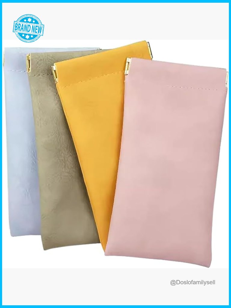 Soft Leather Automatic Sealing Sunglass Cases Travel Car Home Accessories